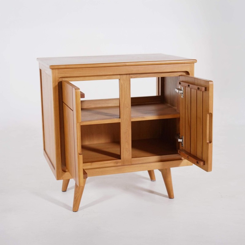 Badkamermeubel in massief teakhout 80 cm – Pragati Badkamermeubel in massief teakhout 80 cm – Pragati