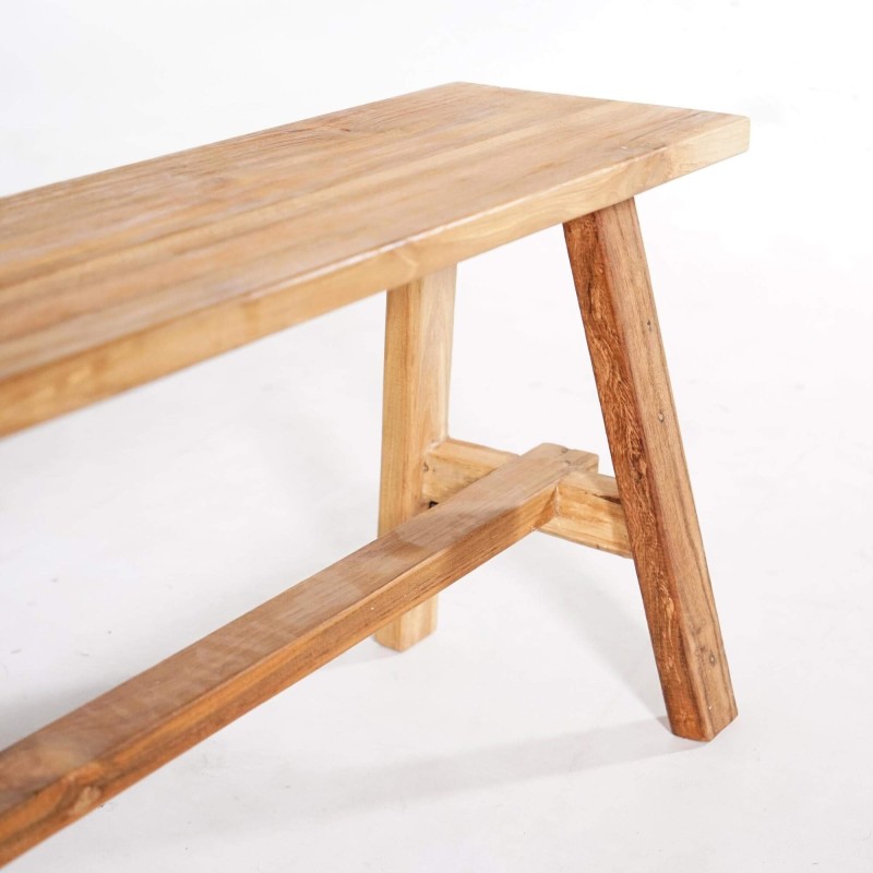 Bank van natuurlijk massief hout – Aska