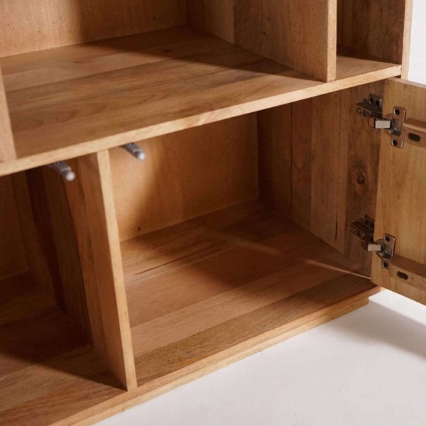 Boekenrek in mangohout – Linoa