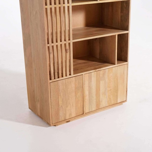 Boekenrek in mangohout – Linoa