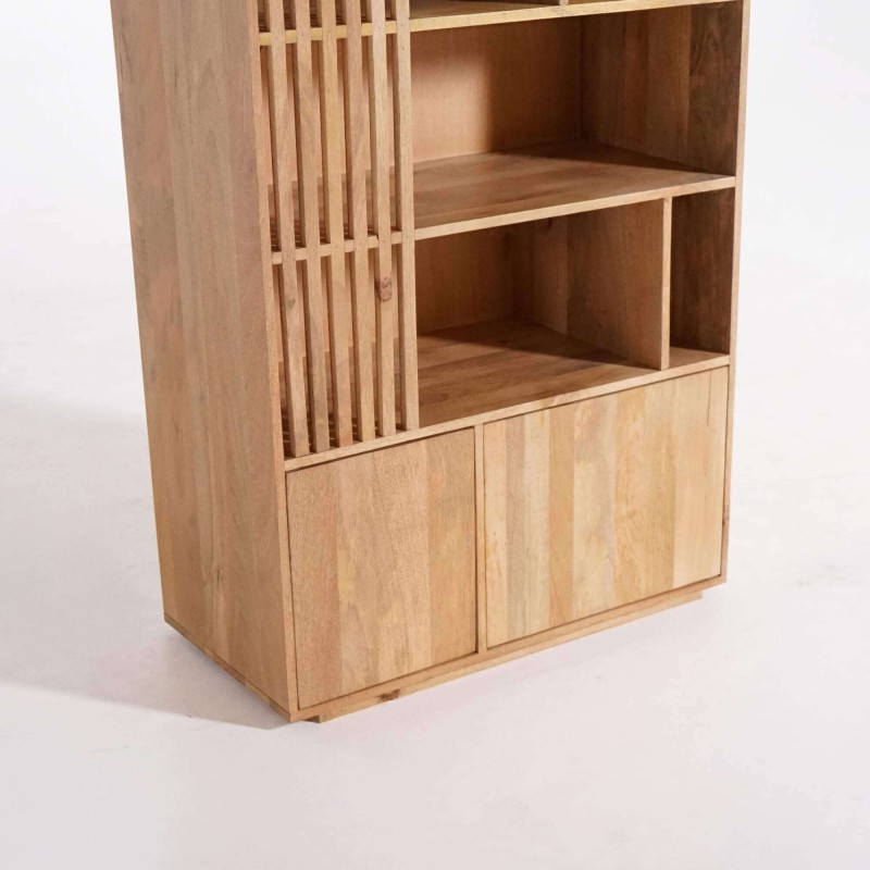 Boekenrek in mangohout – Linoa