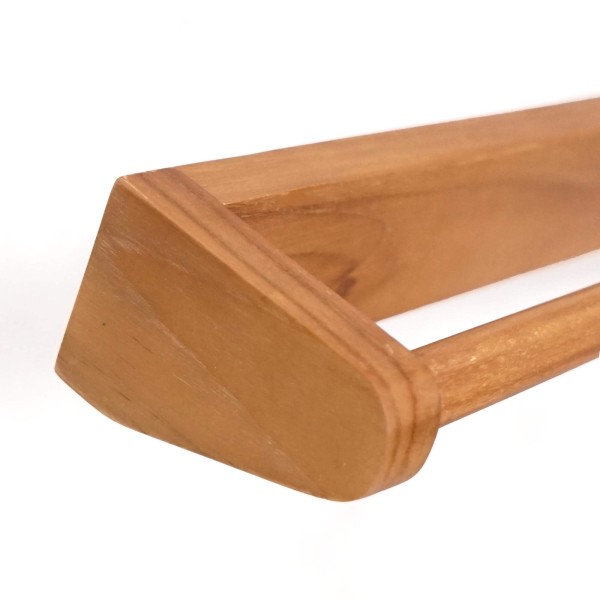 Handdoekhouder van teakhout