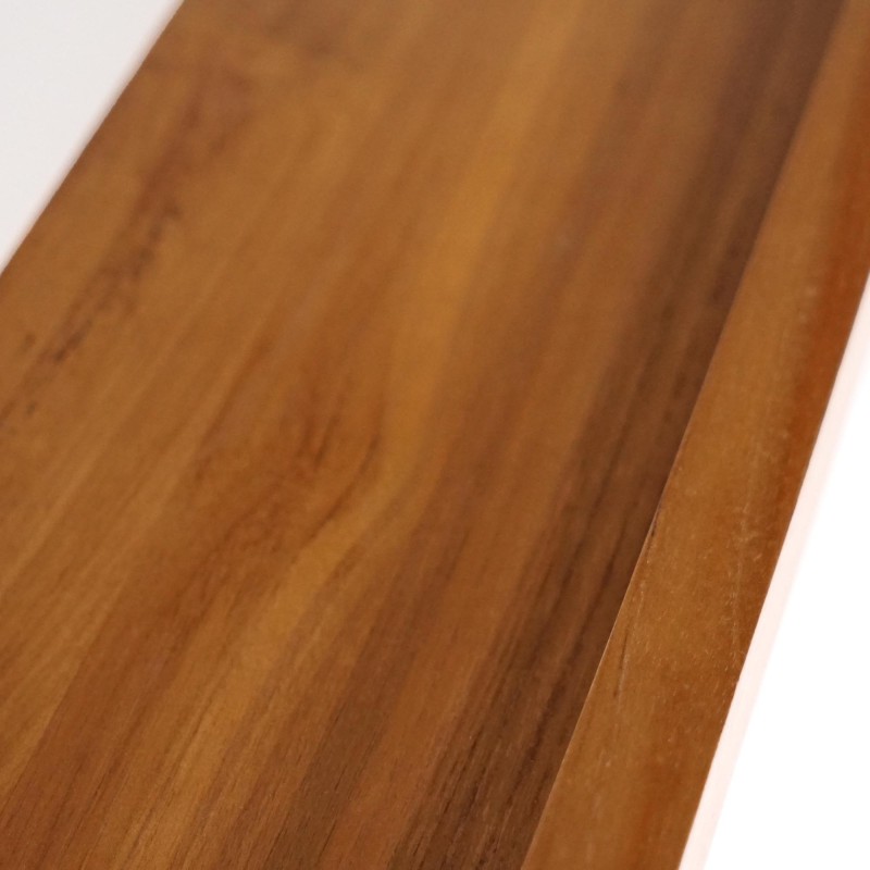 Wandplank in massief teakhout 70 cm