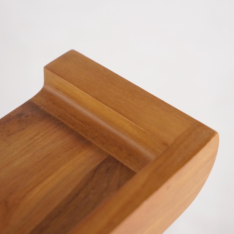 Wandplank in massief teakhout 70 cm