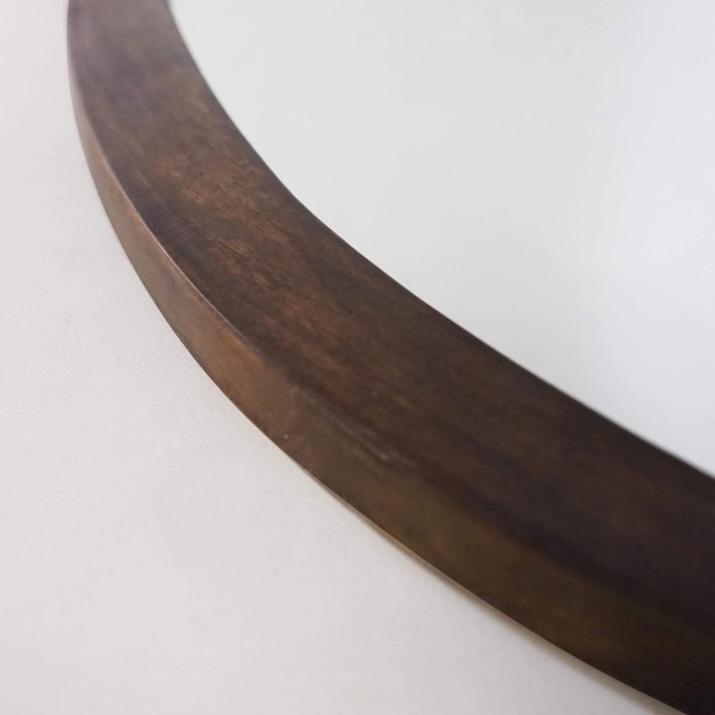 Spiegel met handgemaakt massief houten kader met organisch design – Dageraad