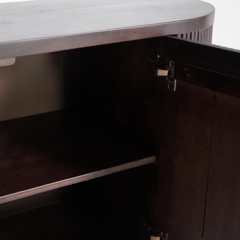 Dressoir met 2 deuren in mangohout - Sohana