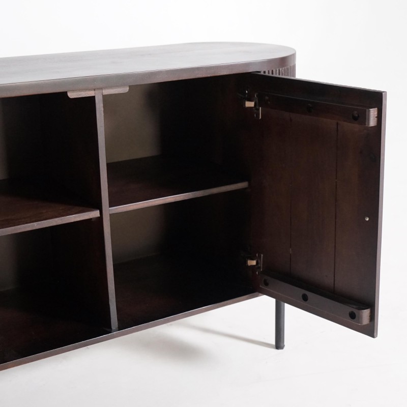 Dressoir met 2 deuren in mangohout - Sohana