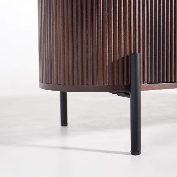 Tv-meubel van mangohout 160 cm – Sohana