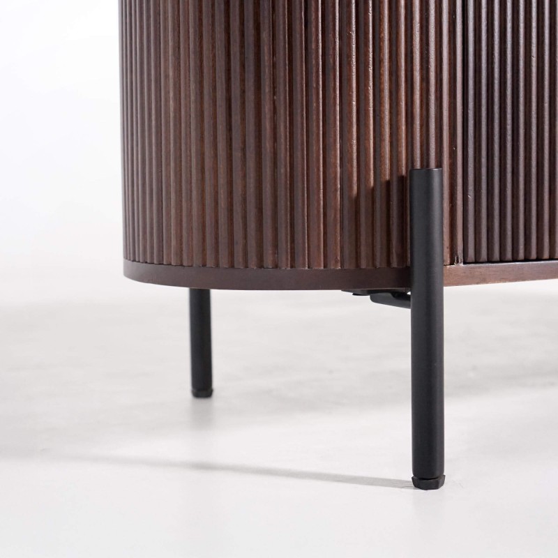 Tv-meubel van mangohout 160 cm – Sohana