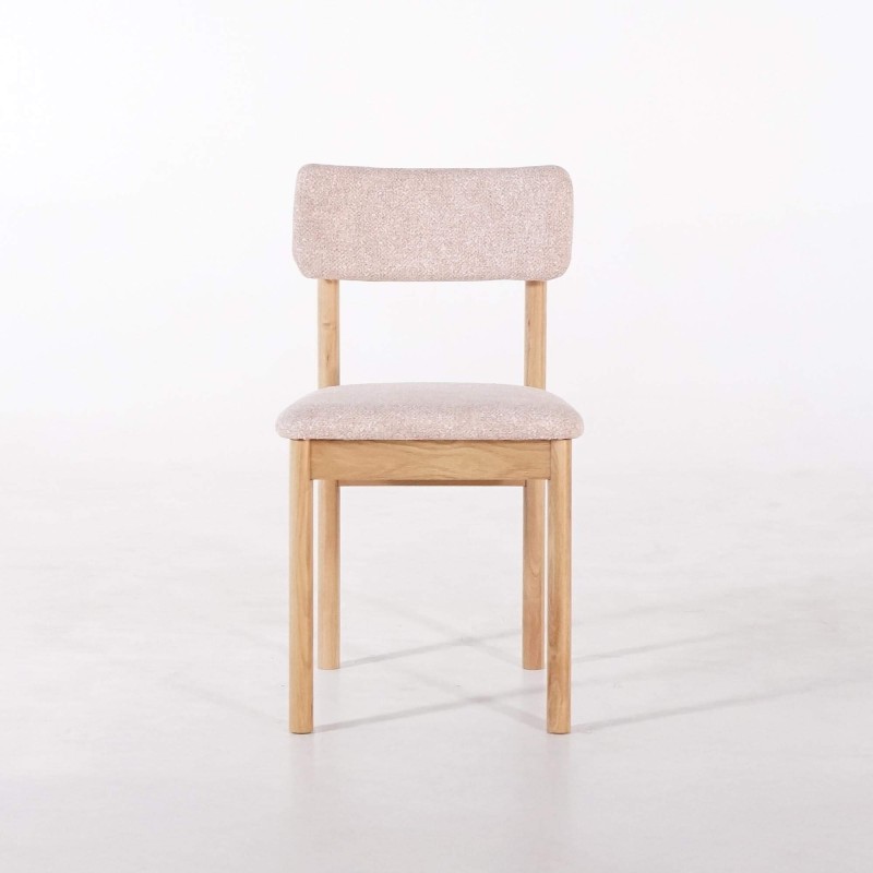 Eetkamerstoel in eik en stof - Canora