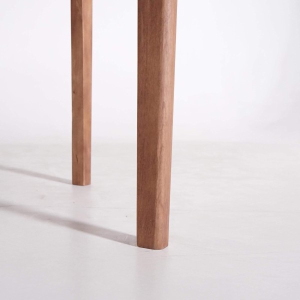 Rechthoekige eettafel in massief mangohout