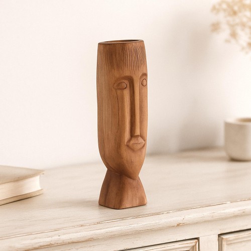 Decoratief houten beeld 43 cm - Mana