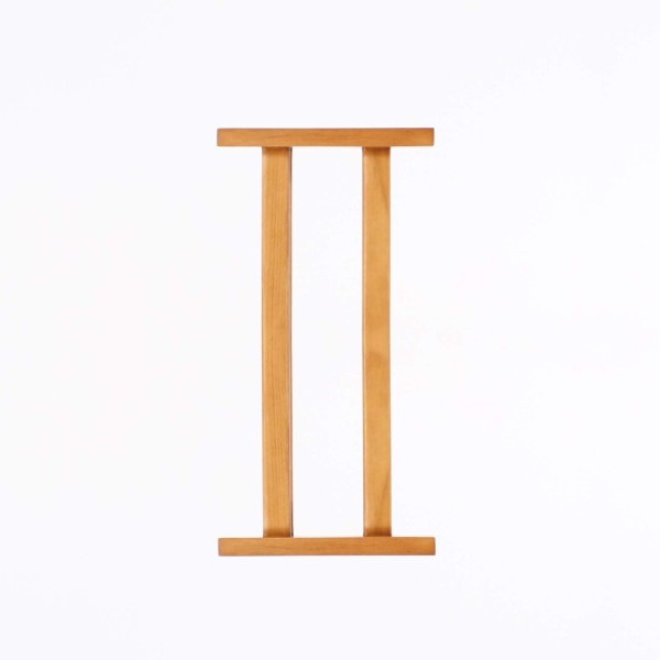 Handdoekhouder in massief teakhout