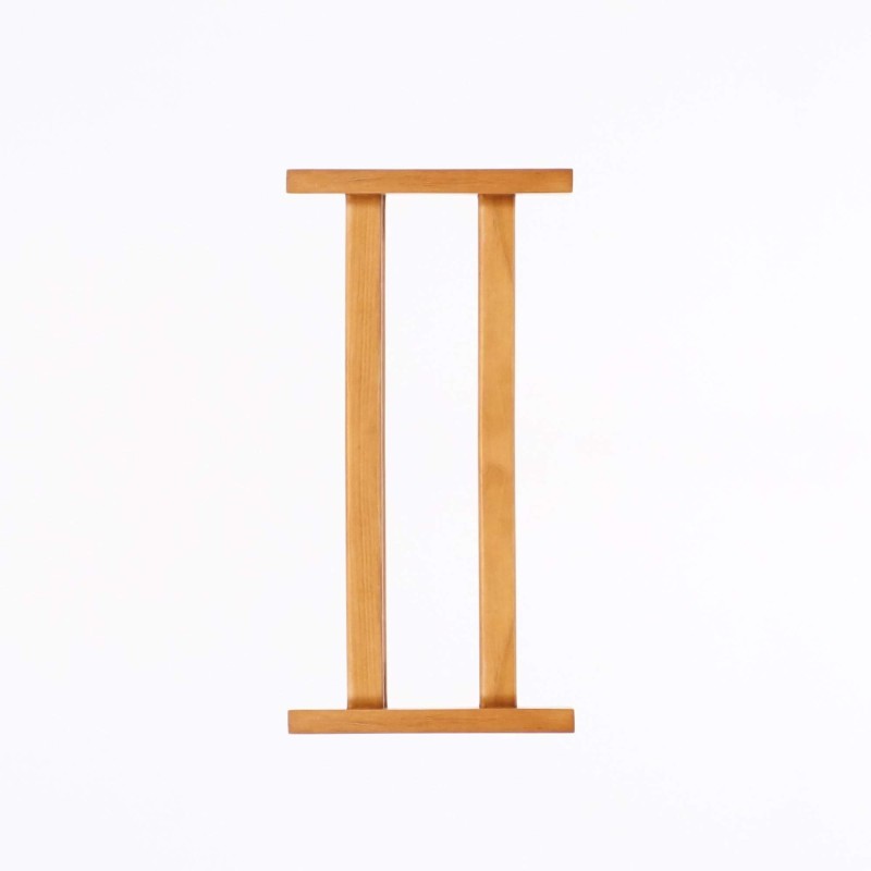 Handdoekhouder in massief teakhout