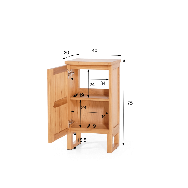 Handwasmeubel in massief hout – Satya