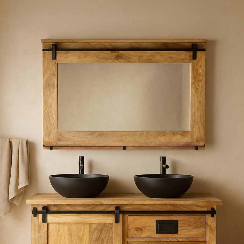 Industrieel badkamer­spiegel 120 cm - Paris