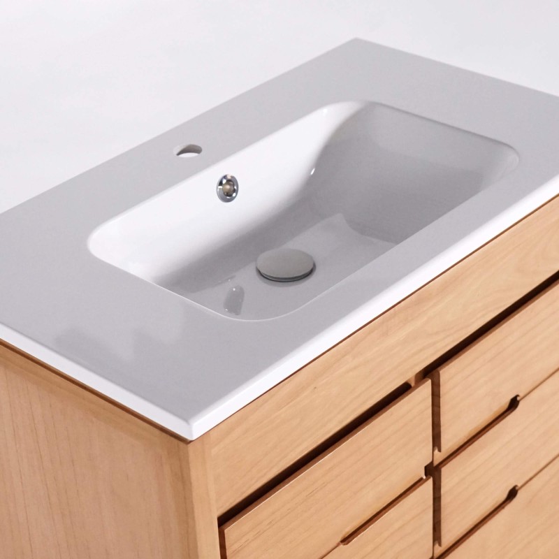 Badkamermeubel met ingewerkte waskom 80 cm – Ashwini