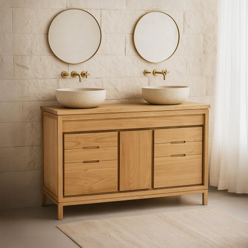 Massief houten badmeubel...