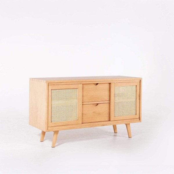 Badmeubel in massief hout op poten 140 cm - Anaya