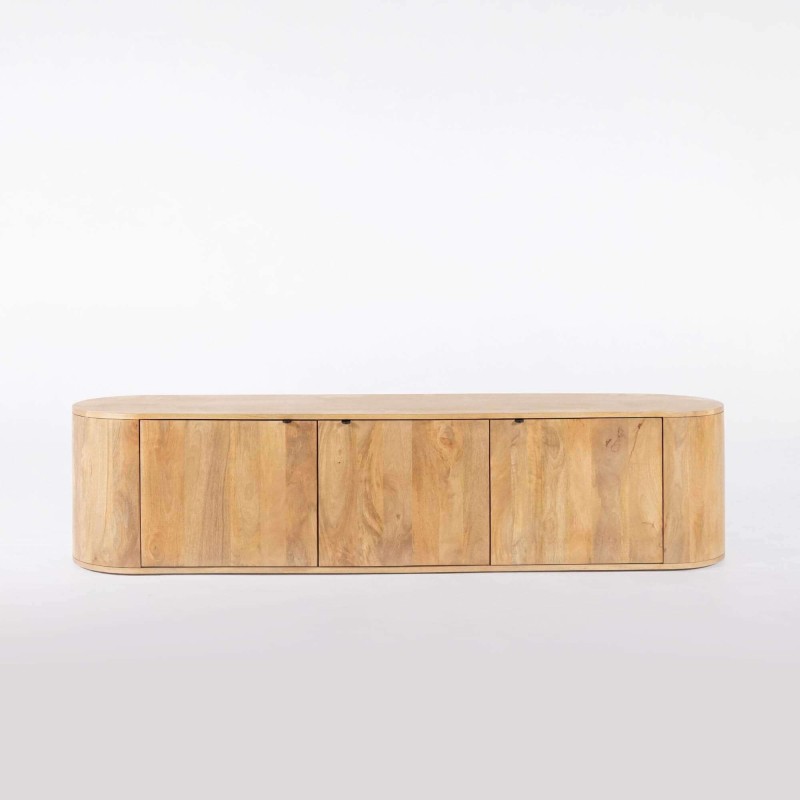 Massief houten TV-meubel 200 cm - Timea