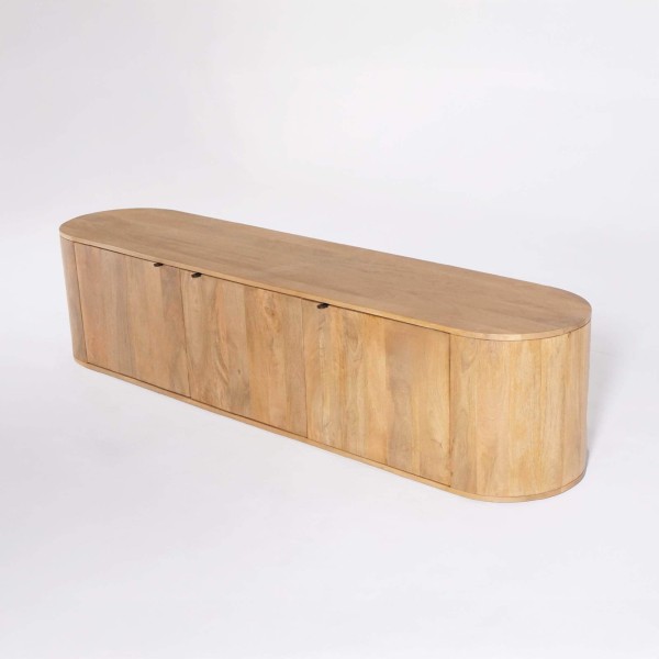 Massief houten TV-meubel 200 cm - Timea