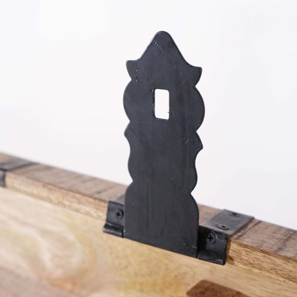 Salontafel met opbergruimte in massief hout