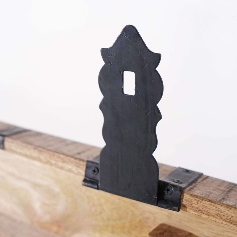 Salontafel met opbergruimte in massief hout