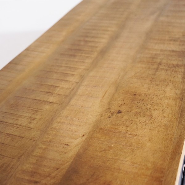 Tv-meubel in massief mangohout met metalen deur 180 cm – Kansas