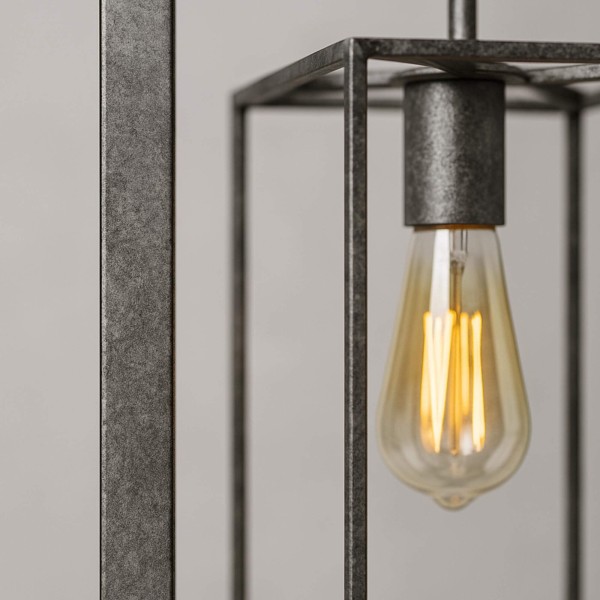 Staande lamp in industriële stijl in metaal – Nocta