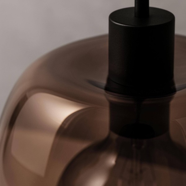 Hanglamp met koperen glazen kap – Opala