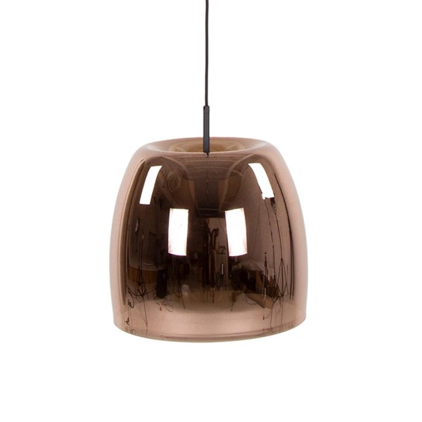Hanglamp met koperen glazen kap – Opala