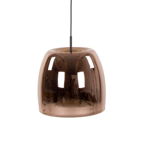 Hanglamp met koperen glazen kap – Opala