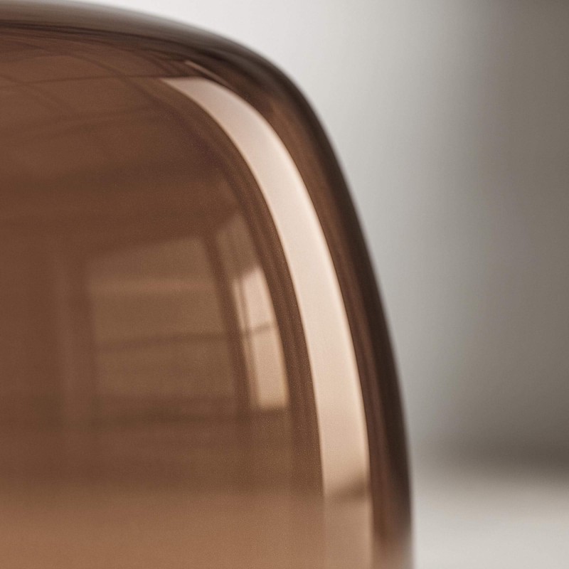 Hanglamp met koperen glazen kap – Opala