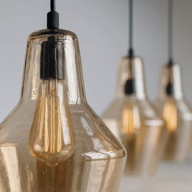 Design hanglamp met glazen kap – Clara