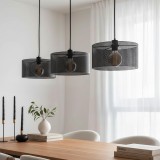 Hanglamp in metaal in industriële stijl – Mesh Round