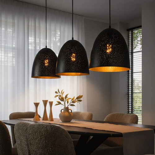 Industriële hanglamp in metaal – Sosmos