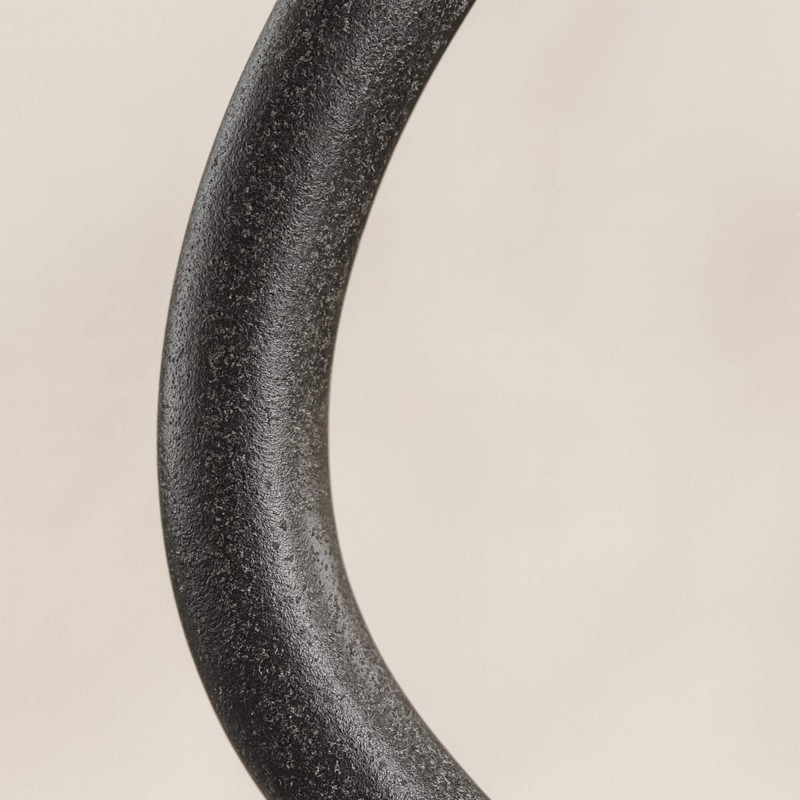 Design vloerlamp in zwart metaal – Solin