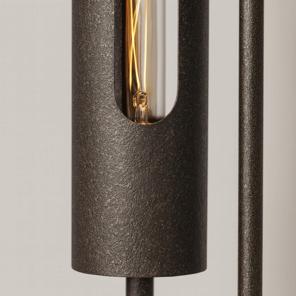 Design LED-vloerlamp in zwart metaal – Nova