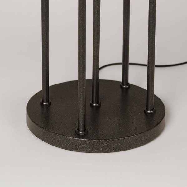 Design LED-vloerlamp in zwart metaal – Nova