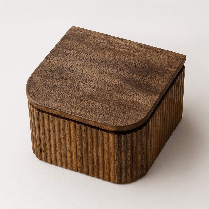 Nachtkastje in massief hout – Wave XS