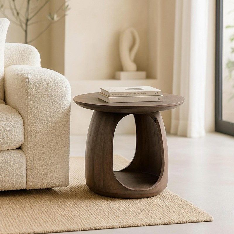 Bijzettafel in massief acaciahout – Origin