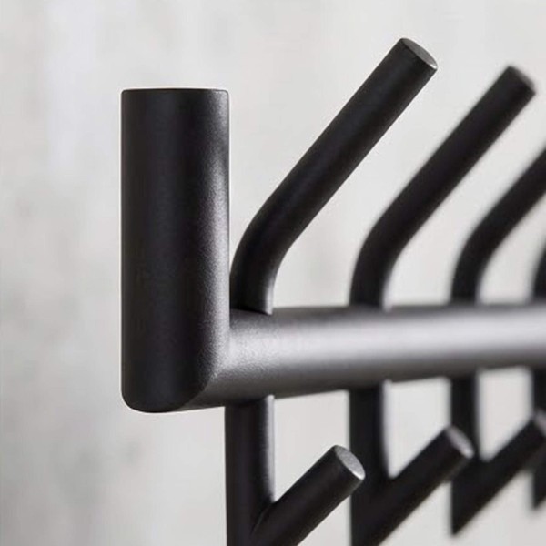 Wandkapstok in metaal, industriële stijl – Nord