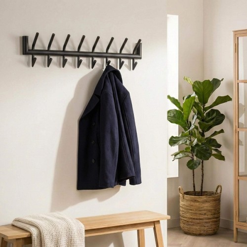 Wandkapstok in metaal, industriële stijl – Nord