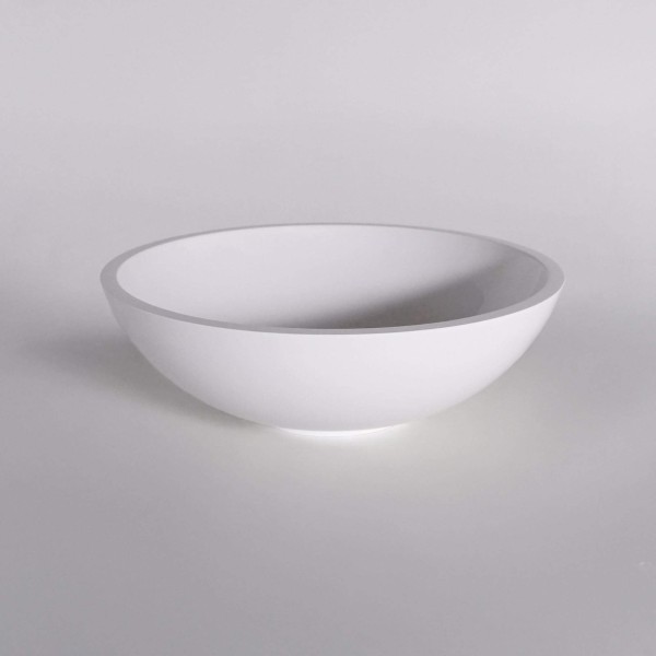 Opbouw waskom van keramiek, glanzend wit – Bora