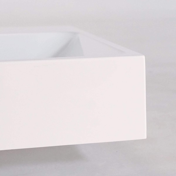 Keramische badkamerwastafel, glanzend wit – Anna