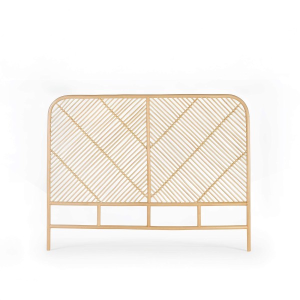 Hoofdbord 160 cm in riet (rotan) – Weava