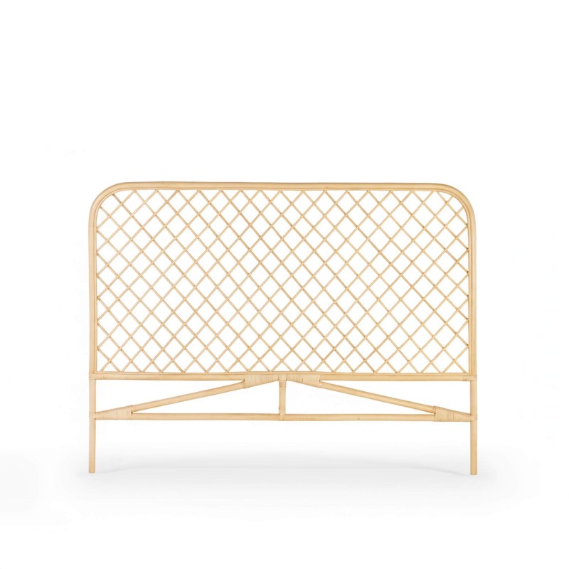 Hoofdbord 160 cm in riet (rotan) – Rivia