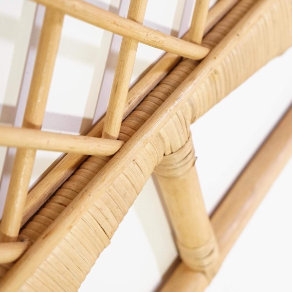 Hoofdbord 160 cm in riet (rotan) – Rivia