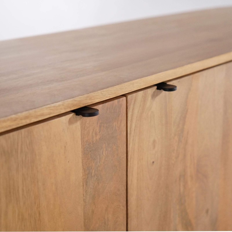 Dressoir met 2 deuren in massief hout - Timea