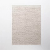 Wollen en katoenen tapijt 140x200 cm, beige - Elowen